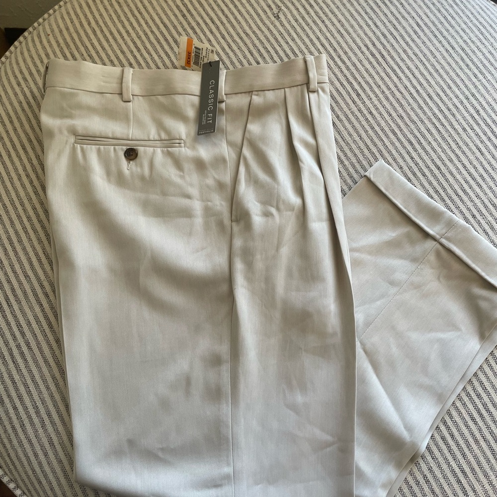 ClassiCon Men's Light Tan Dress Pants